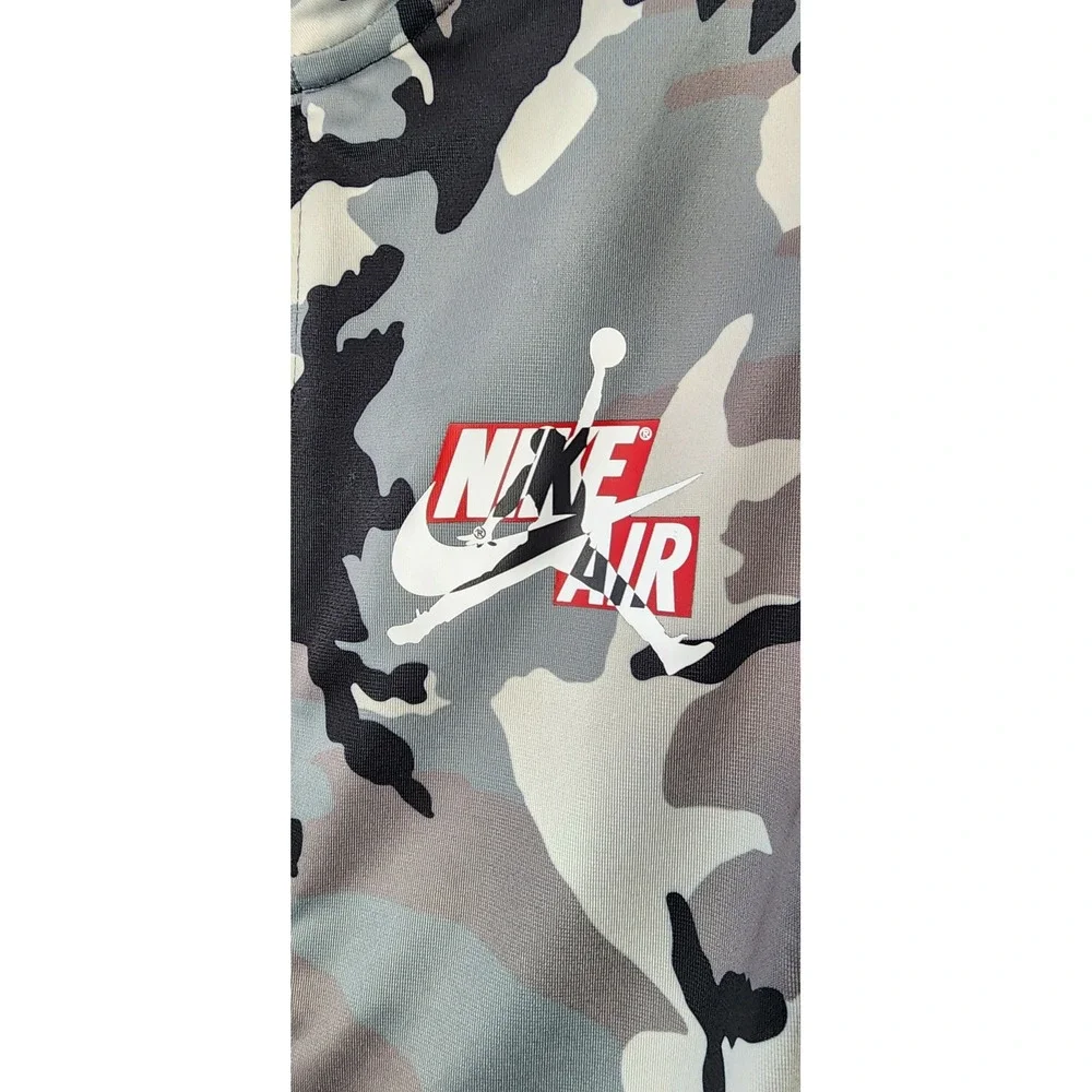 Jordan Nike Air Tracksuit Boys 5-6Y Camo Black Full Zip Jacket Joggers Set